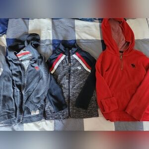 Abercrombie Kids Red and Gray Hoodie Collection
